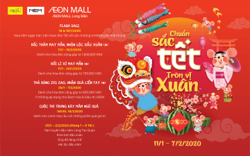 Chuẩn sắc Tết tròn vị xuân cùng AEON MALL Long Biên 2012
