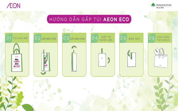 AEON Việt Nam giảm thiểu rác thải nhựa