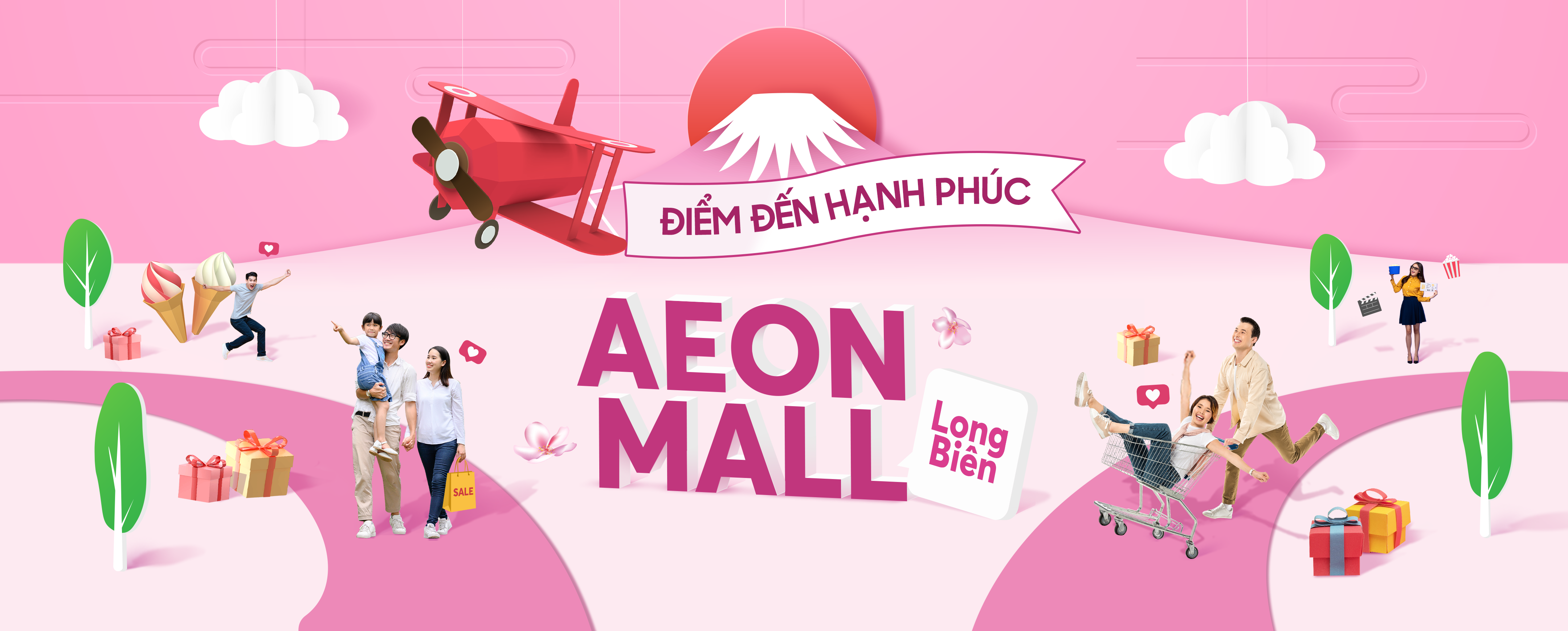 Ra mắt nhận diện mới TTTM AEON MALL Long Biên