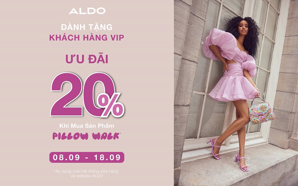 ALDO LAUNCHES PILLOW WALK COLLECTION WITH HUGE OFFERS – AEON MALL Long Biên