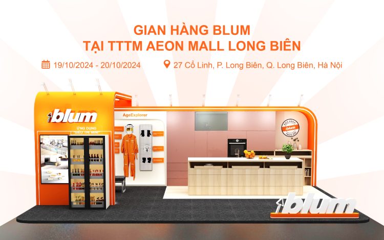 TÌM Ý TƯỞNG TỐI ƯU BẾP – GHÉ GIAN HÀNG BLUM TẠI TTTM AEON MALL LONG BIÊN ✨