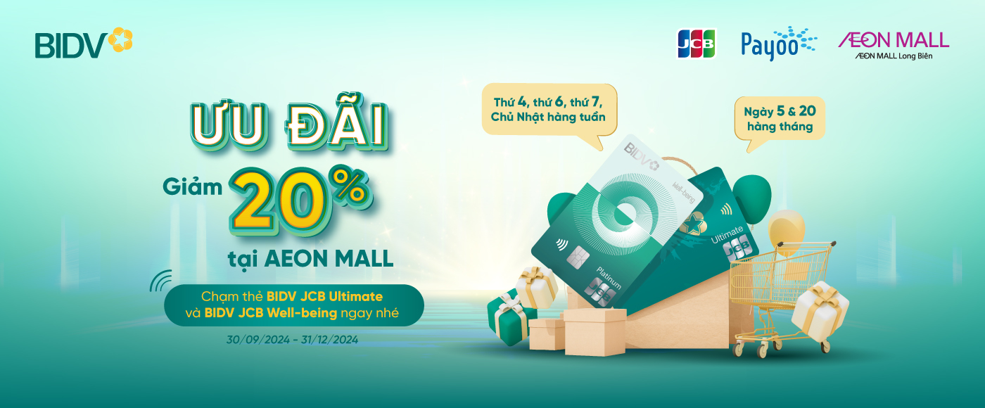 THAM GIA NGÀY HỘI MUA SẮM “KHÔNG TIỀN MẶT” TẠI AEONMALL!!!