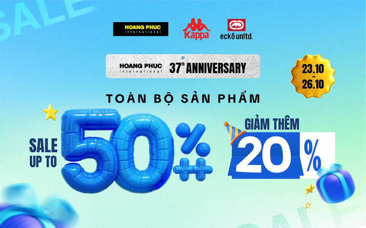 🎉 HOÀNG PHÚC 37TH ANNIVERSARY 🎉SALE UP TO 50%++ | TOÀN BỘ GIẢM THÊM 20%