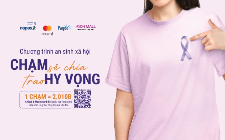 AEON MALL LONG BIÊN đồng hành cùng dự án “Chạm sẻ chia, Trao hy vọng” Trao 2.010 suất tầm soát ung thư cho phụ nữ yếu thế