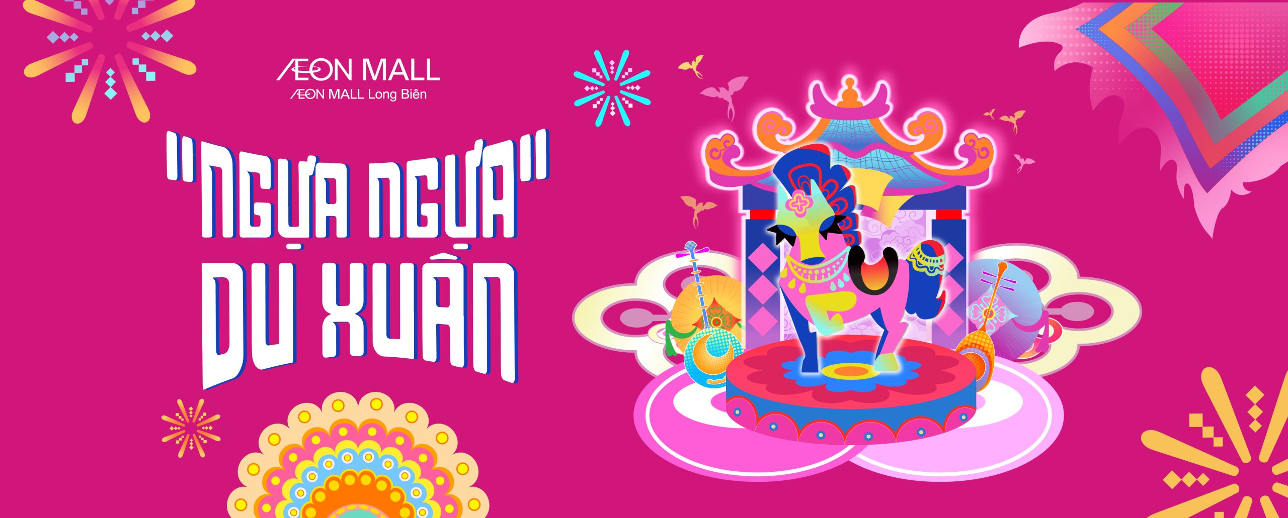 TẾT BÍNH NGỌ, KHỞI SẮC BỨT PHÁ CÙNG CHUỖI HOẠT ĐỘNG TẠI AEON MALL LONG BIÊN