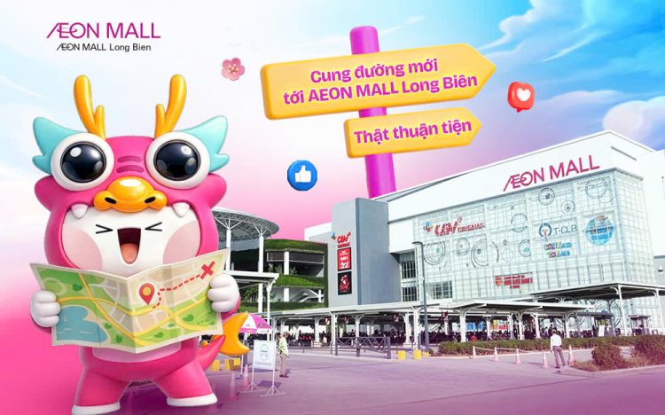 ĐƯỜNG ĐẾN AEON MALL LONG BIÊN VẪN CỰC MƯỢT NHA!