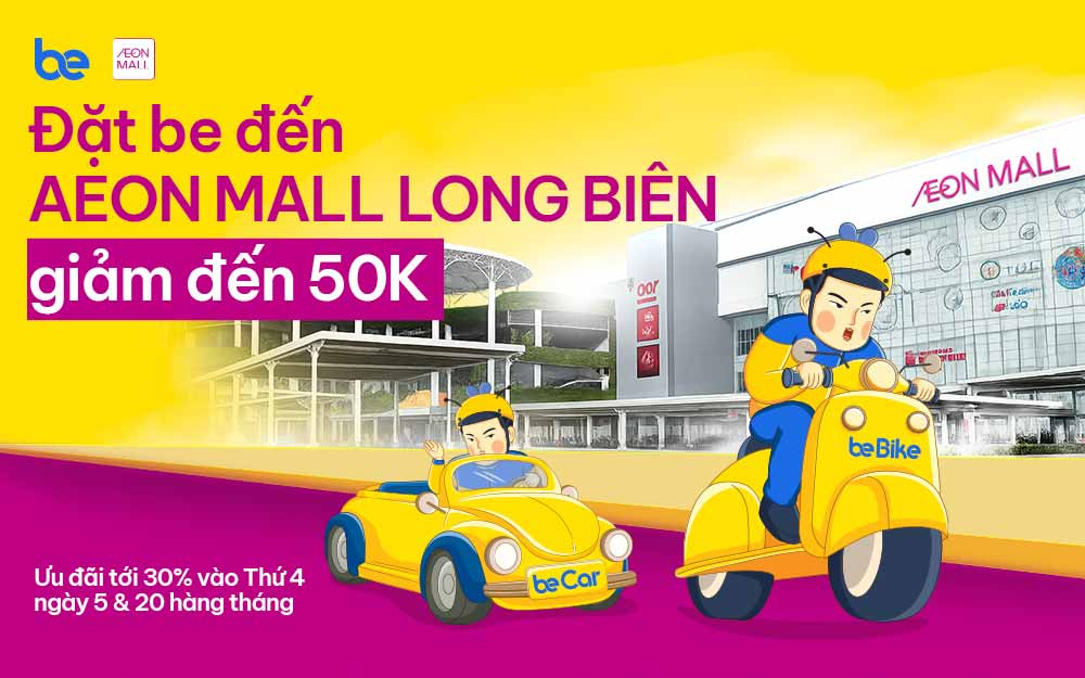 BE TÍ LÀ ĐẾN MALL LONG BIÊN