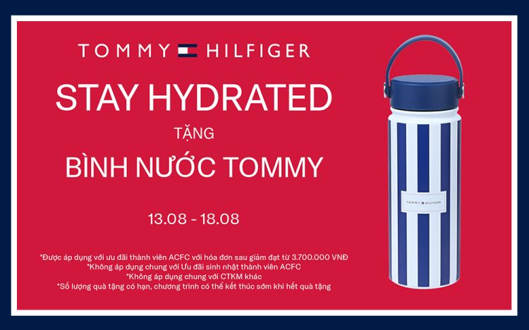 TOMMY HILFIGER – STAY HYDRATED 
