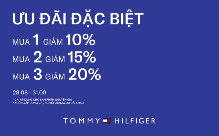 TOMMY HILFIGER – ƯU ĐÃI ĐẶC BIỆT 