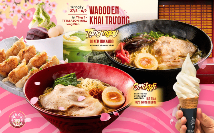 🌸 [MỪNG KHAI TRƯƠNG] MUA 1 RAMEN TẶNG 1 KEM HOKKAIDO
